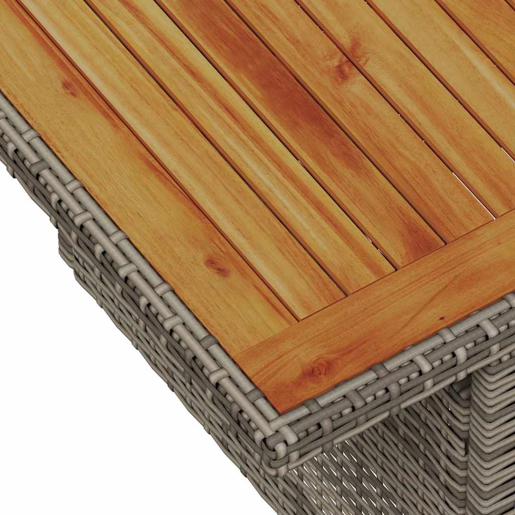 Set Divano da Giardino 7 pcs Grigio 100 x 55 x 73 cm - immagine 7