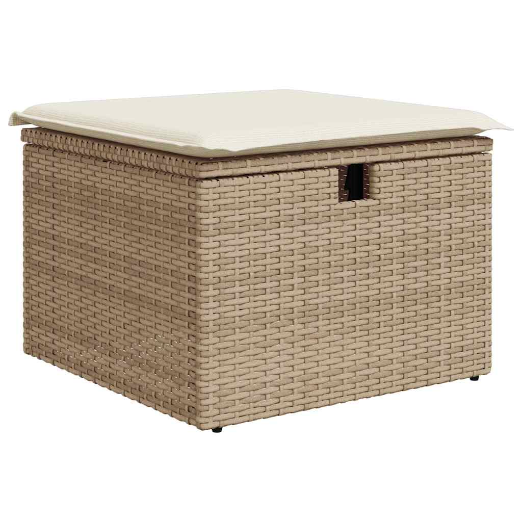 Set Divano da Giardino 6 pcs Beige polyrattan - immagine 7