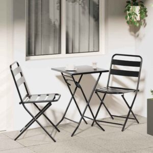 Set bistrot 3 pcs Antracite Acciaio