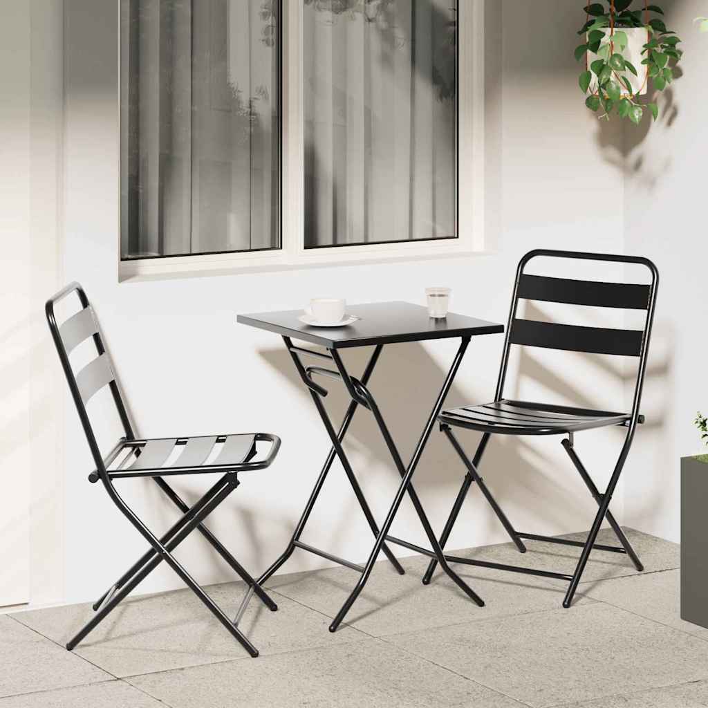Set bistrot 3 pcs Antracite Acciaio