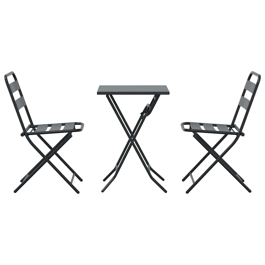 Set bistrot 3 pcs Antracite Acciaio - immagine 7