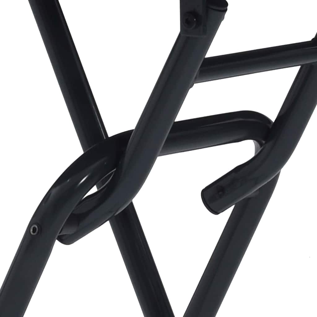 Tavolo da Giardino Antracite 50 x 50 x 72 cm Metallo - immagine 8