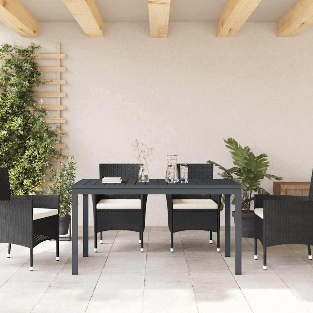 Tavolo da patio Antracite 180 x 80 x 74 cm - immagine 4