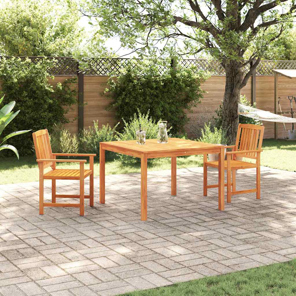 Set da Pranzo per Giardino 3 pcs Marrone