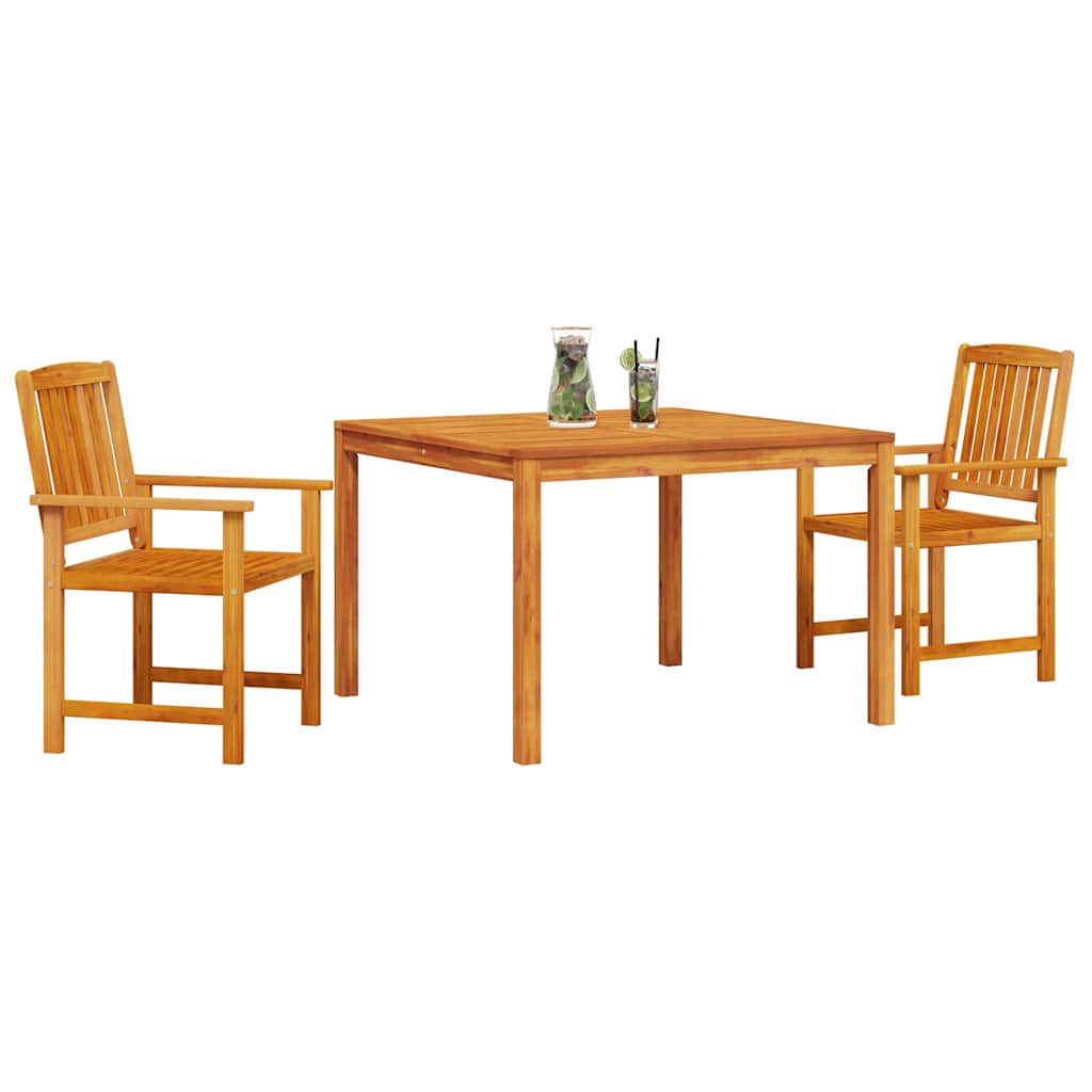 Set da Pranzo per Giardino 3 pcs Marrone - immagine 3
