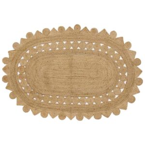 Tappeto Marrone 205 x 305 cm Juta