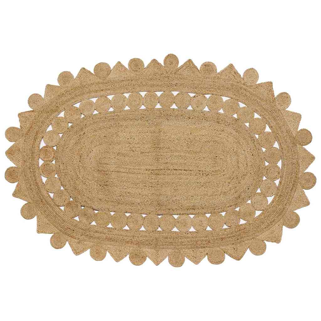 Tappeto Marrone 205 x 305 cm Juta