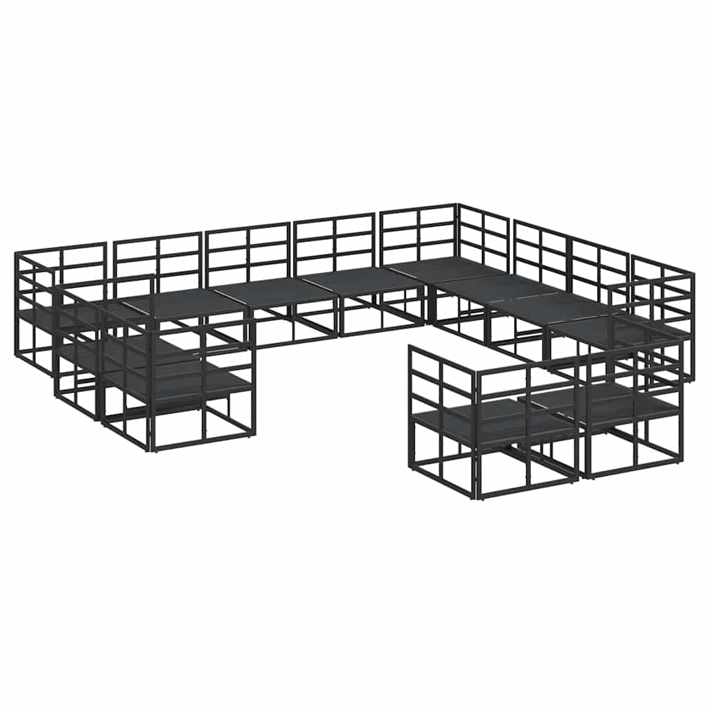 Set Divano da Giardino con cuscino 12 pcs - immagine 5