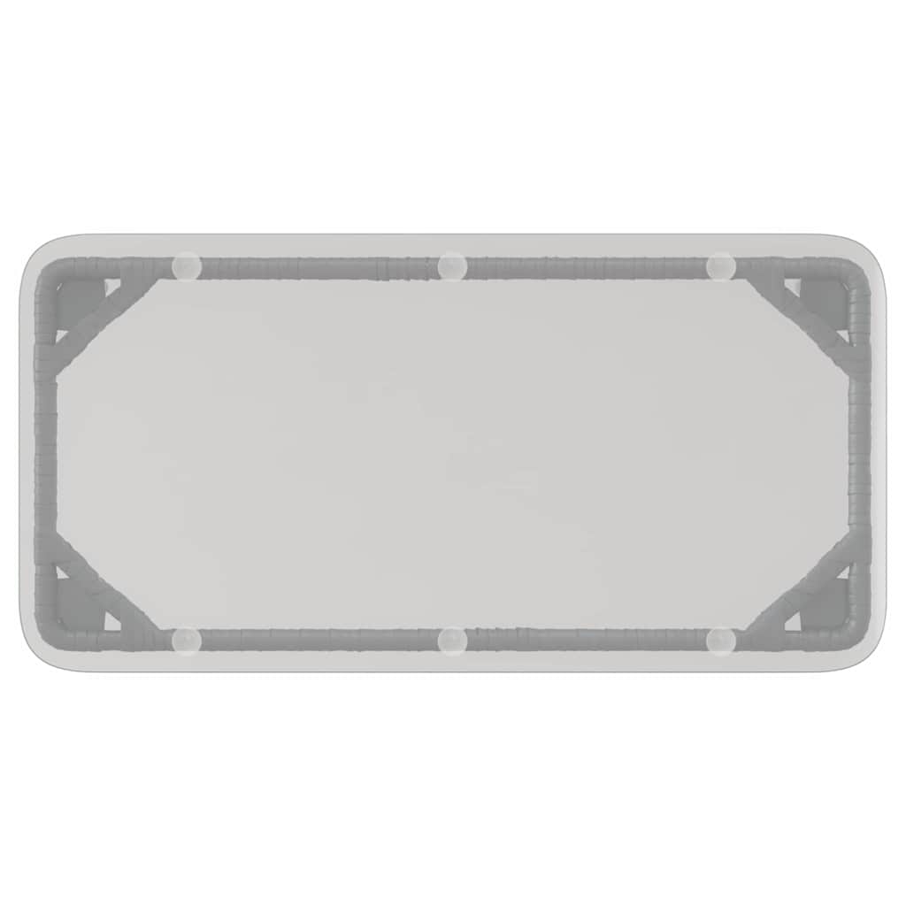 Set di Mobili da Giardino 4 pcs Nero e antracite polyrattan - immagine 8