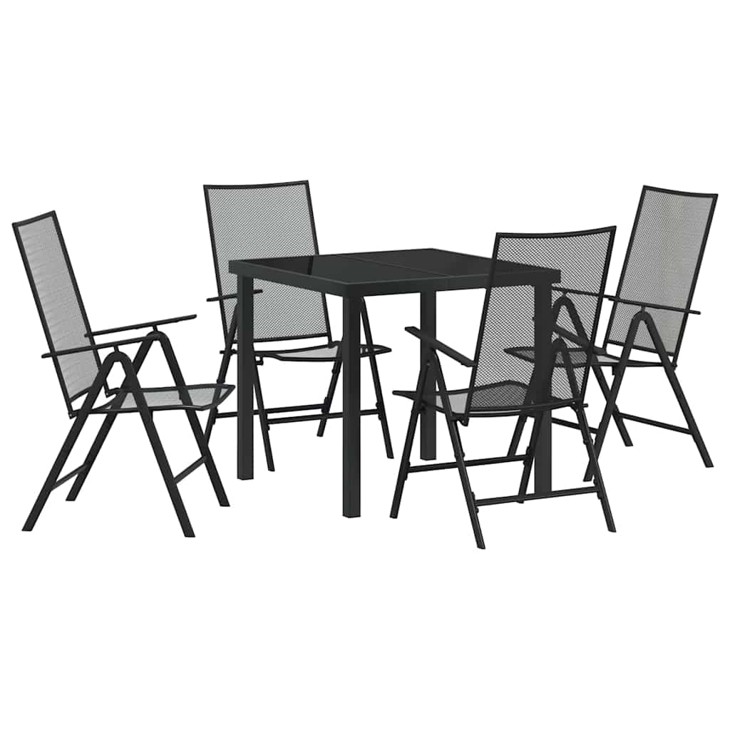 Set da Pranzo per Giardino 3 pcs Antracite - immagine 2