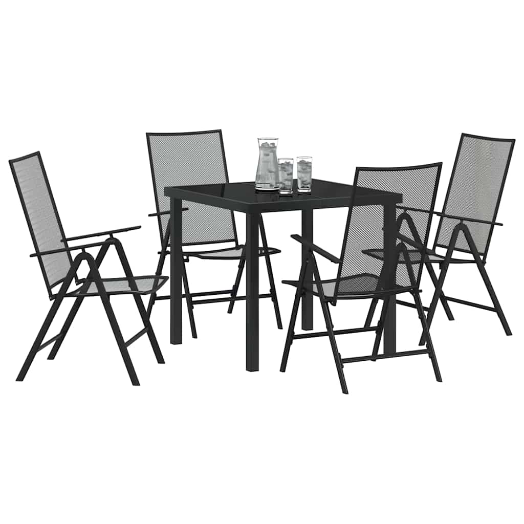 Set da Pranzo per Giardino 3 pcs Antracite - immagine 3