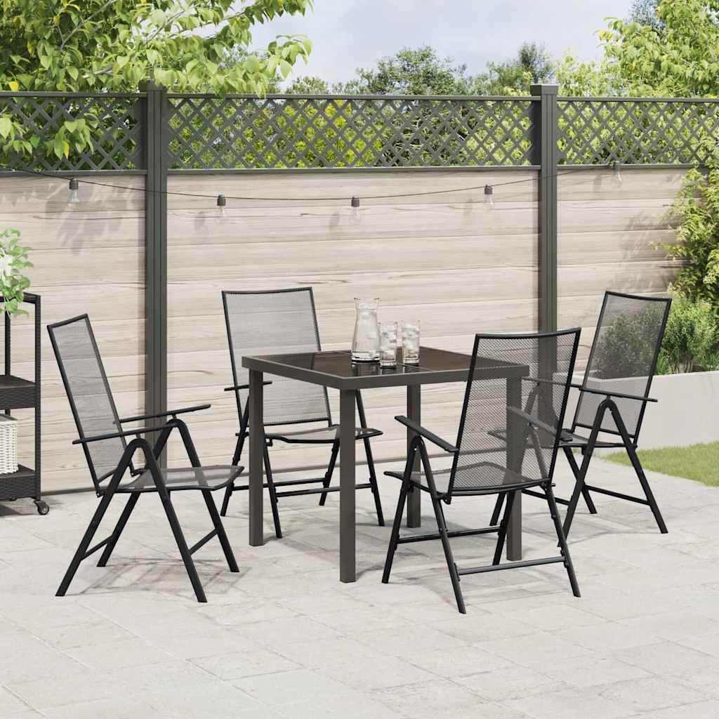Set da Pranzo per Giardino 3 pcs Antracite - immagine 4