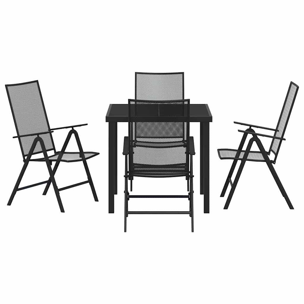 Set da Pranzo per Giardino 3 pcs Antracite - immagine 7