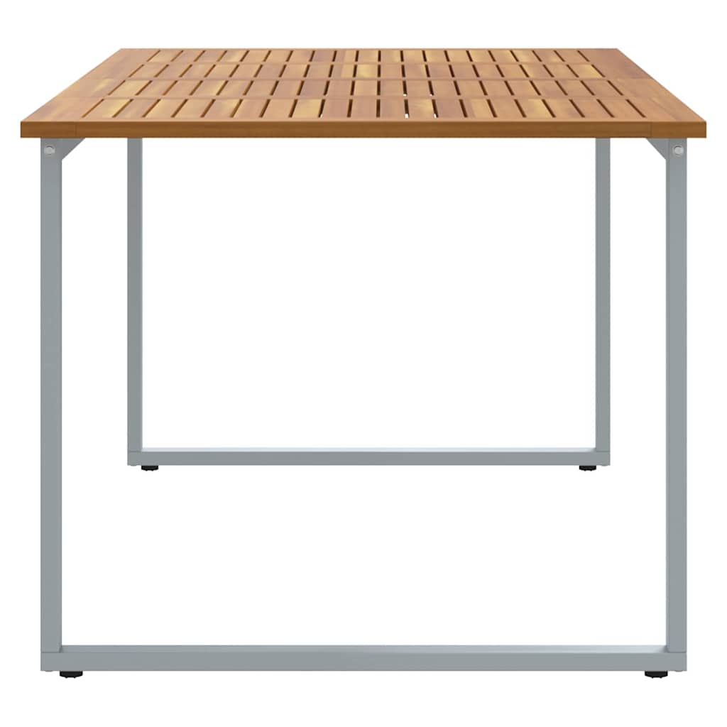 Tavolo da Pranzo da Giardino Grigio 180 x 90 x 75 cm - immagine 6