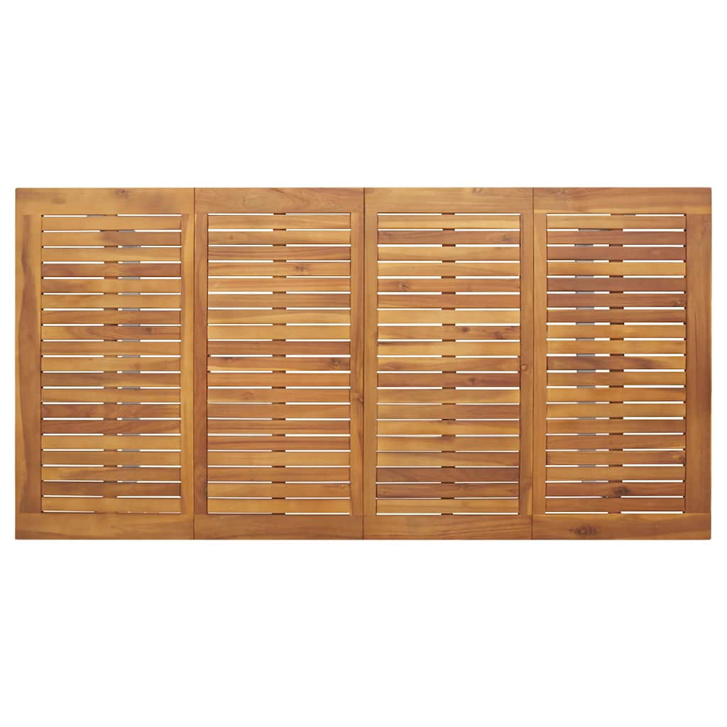 Tavolo da Pranzo da Giardino Grigio 180 x 90 x 75 cm - immagine 7