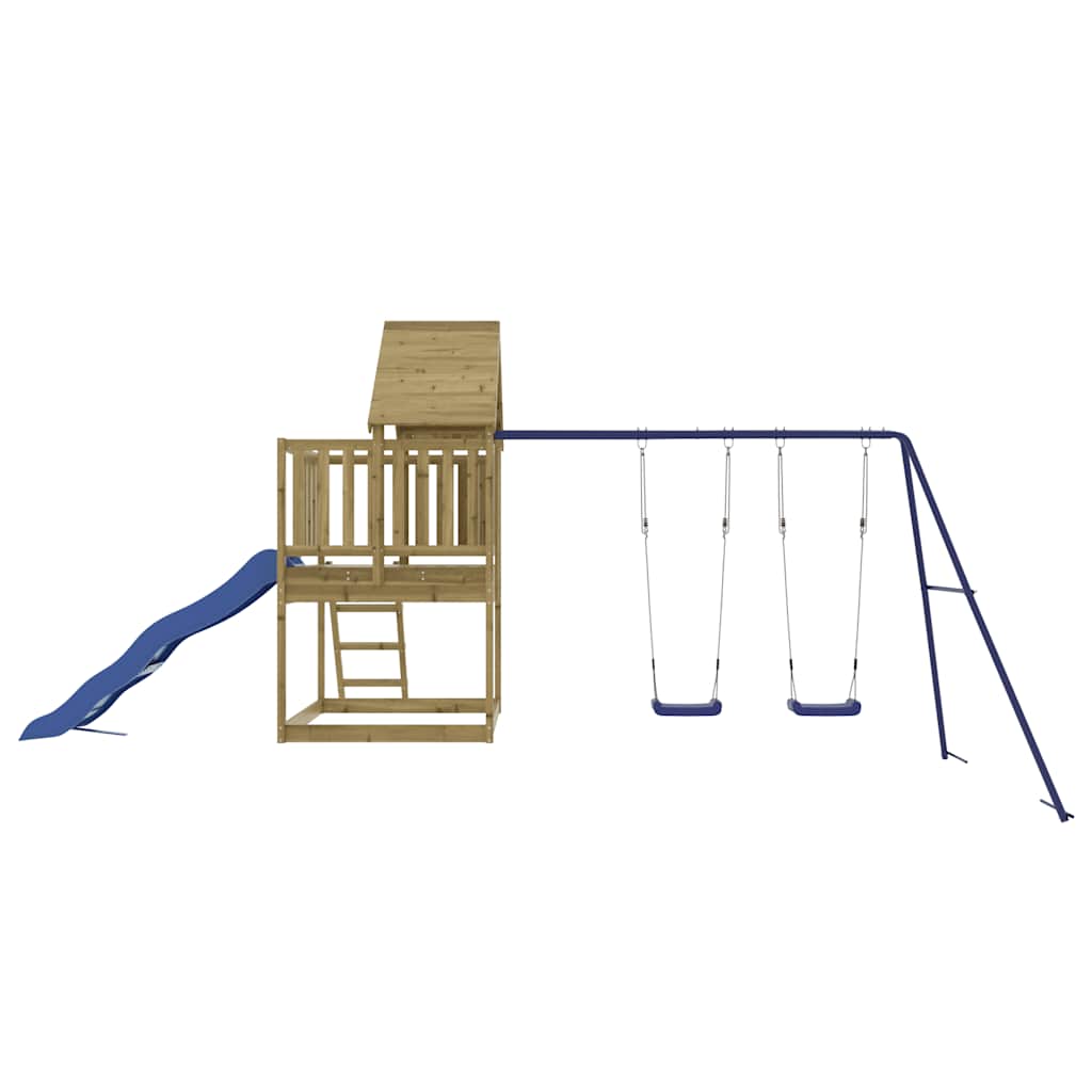 Set da Gioco da Esterno in Legno di Pino Impregnato - immagine 5