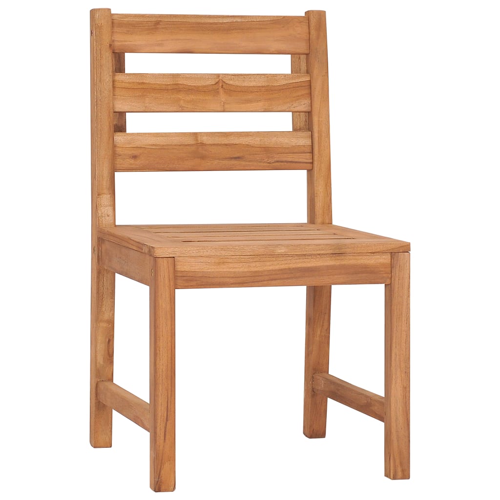 Set da Pranzo per Giardino 5 pz in Legno Massello di Teak - immagine 4