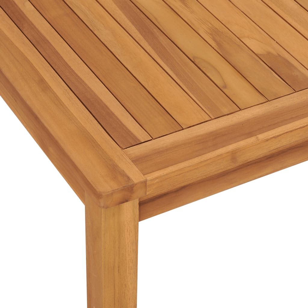 Set da Pranzo per Giardino 5 pz in Legno Massello di Teak - immagine 7