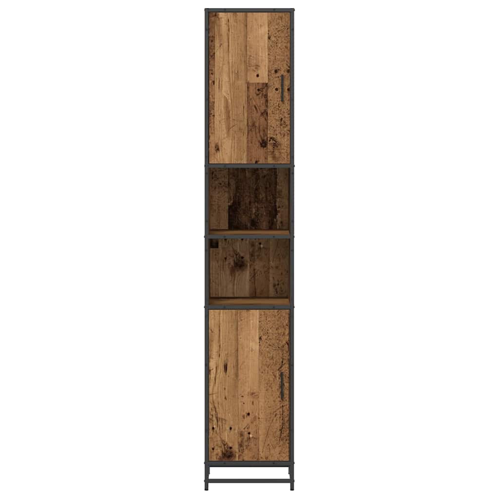 Mobile da Bagno Sonoma 35x37,5x188,5 cm in Truciolato e Metallo - immagine 5