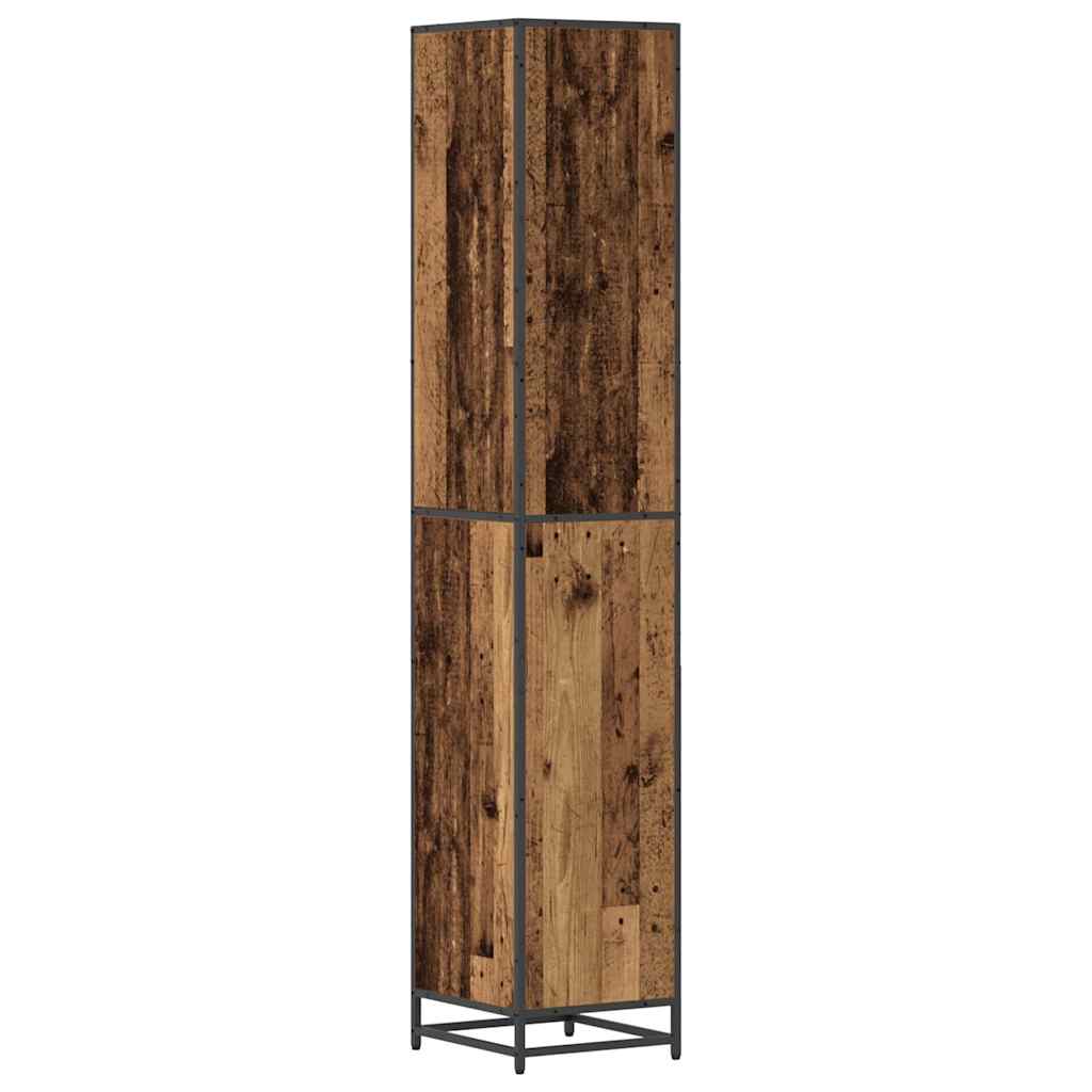 Mobile da Bagno Sonoma 35x37,5x188,5 cm in Truciolato e Metallo - immagine 7