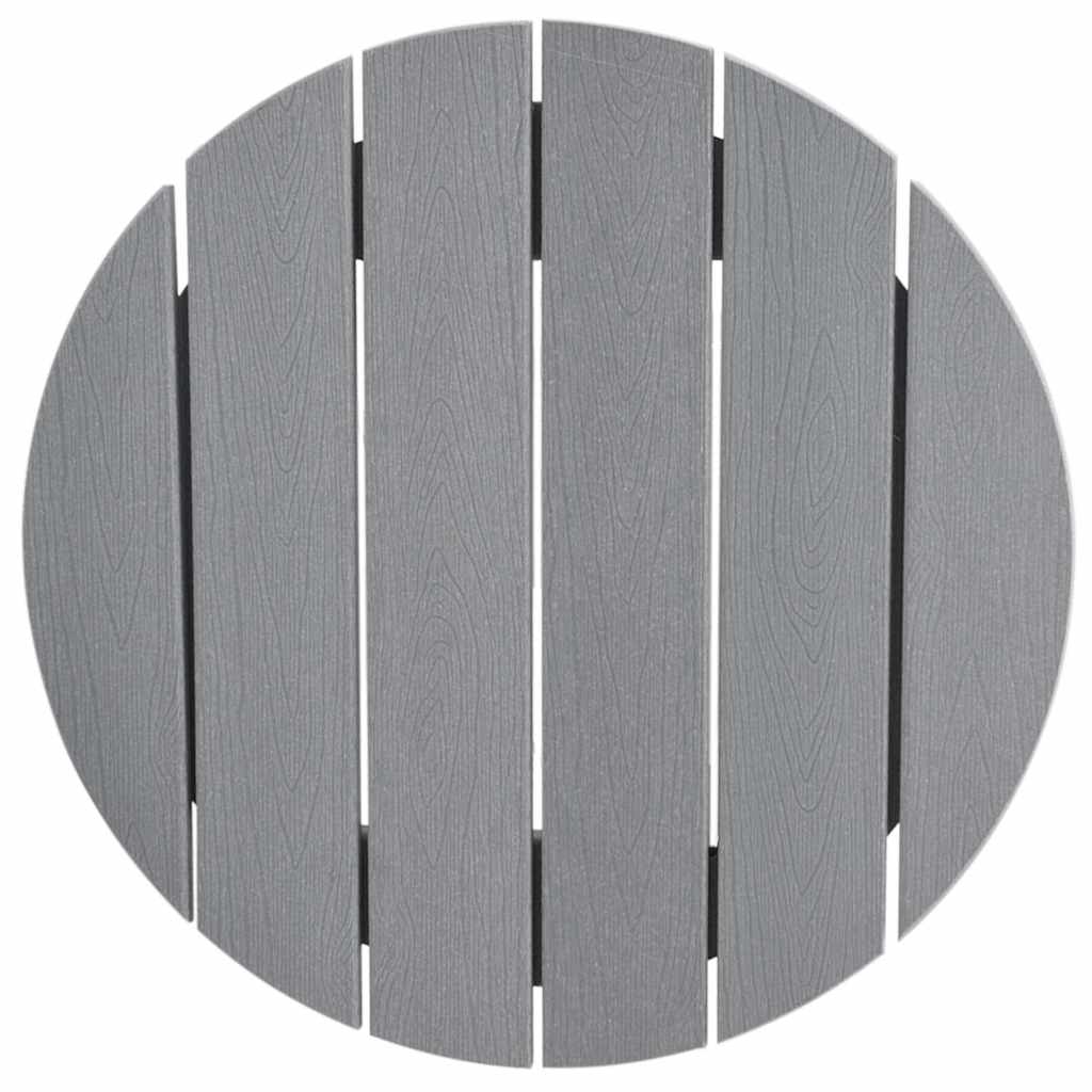 Set Bar da Giardino 3 pcs Bianco HDPE - immagine 8