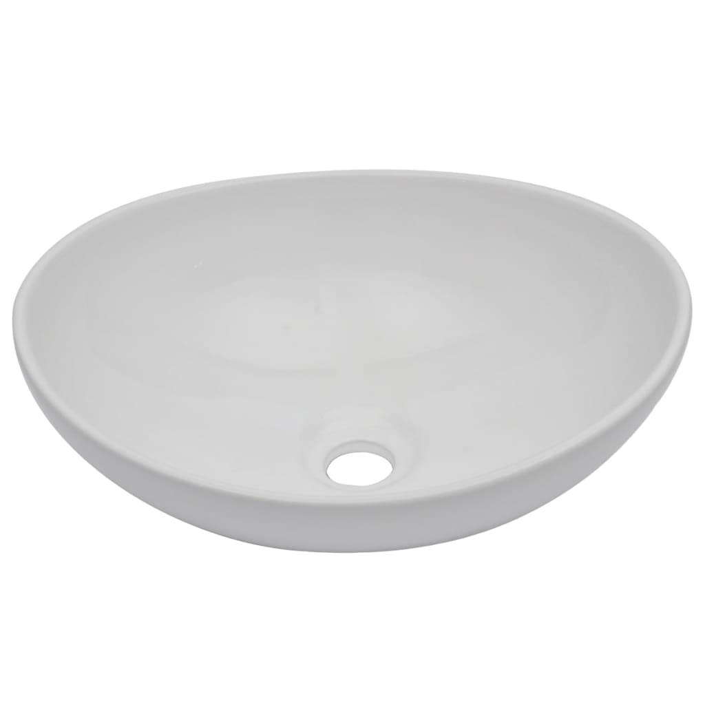Set Mobili da Bagno 2 pz Ceramica Grigio - immagine 3