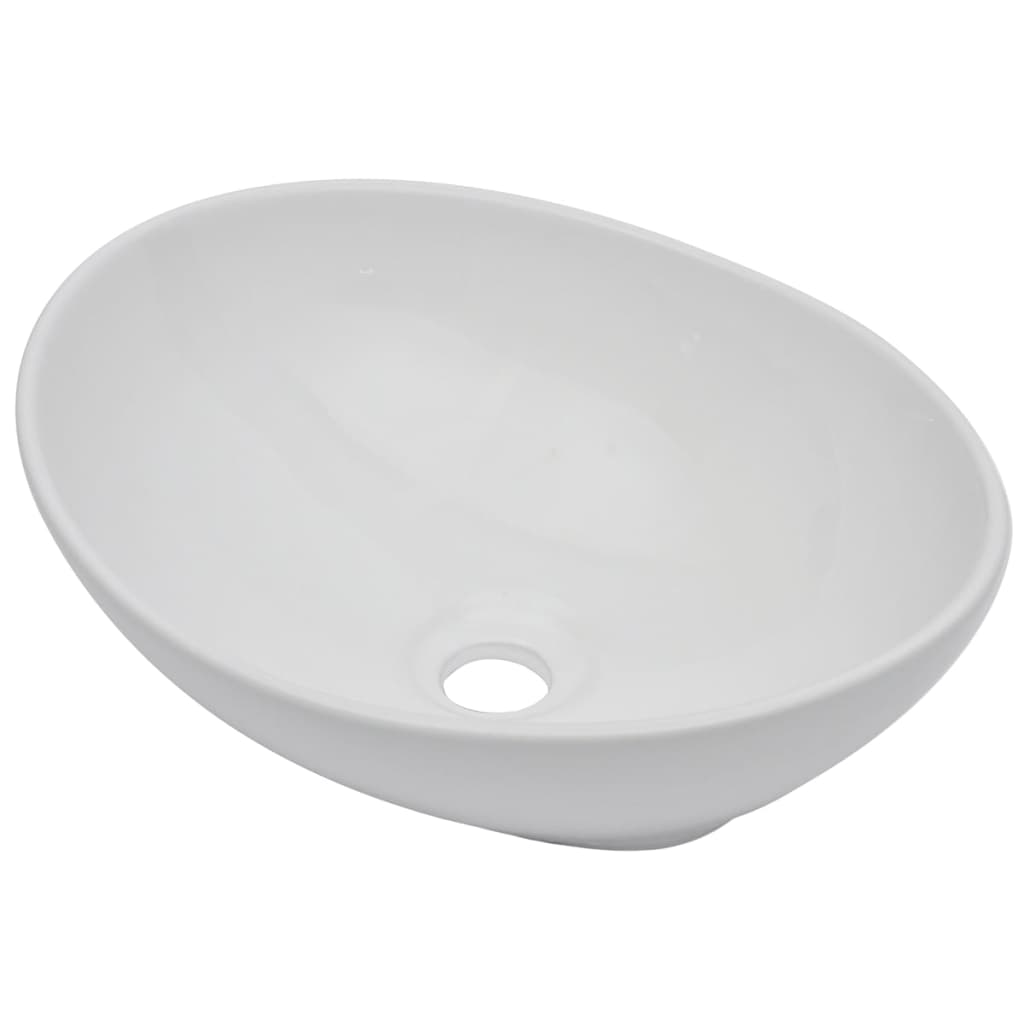 Set Mobili da Bagno 2 pz Ceramica Grigio - immagine 4
