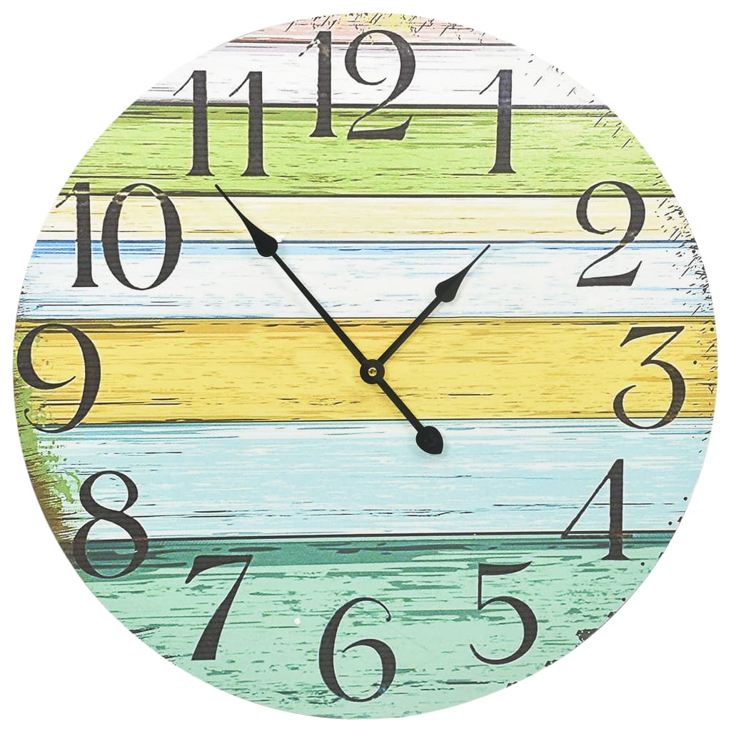 Orologio da Parete Multicolore 60 cm in MDF - immagine 2