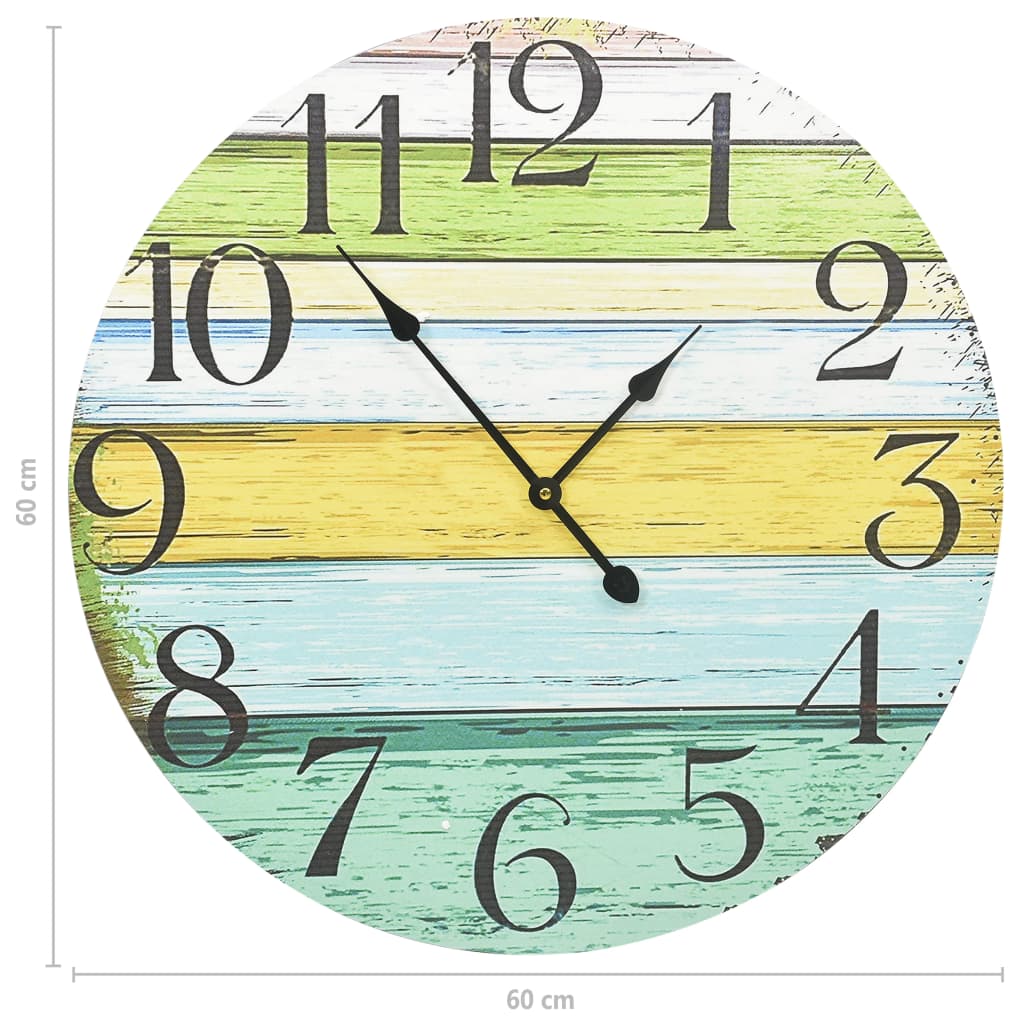 Orologio da Parete Multicolore 60 cm in MDF - immagine 4
