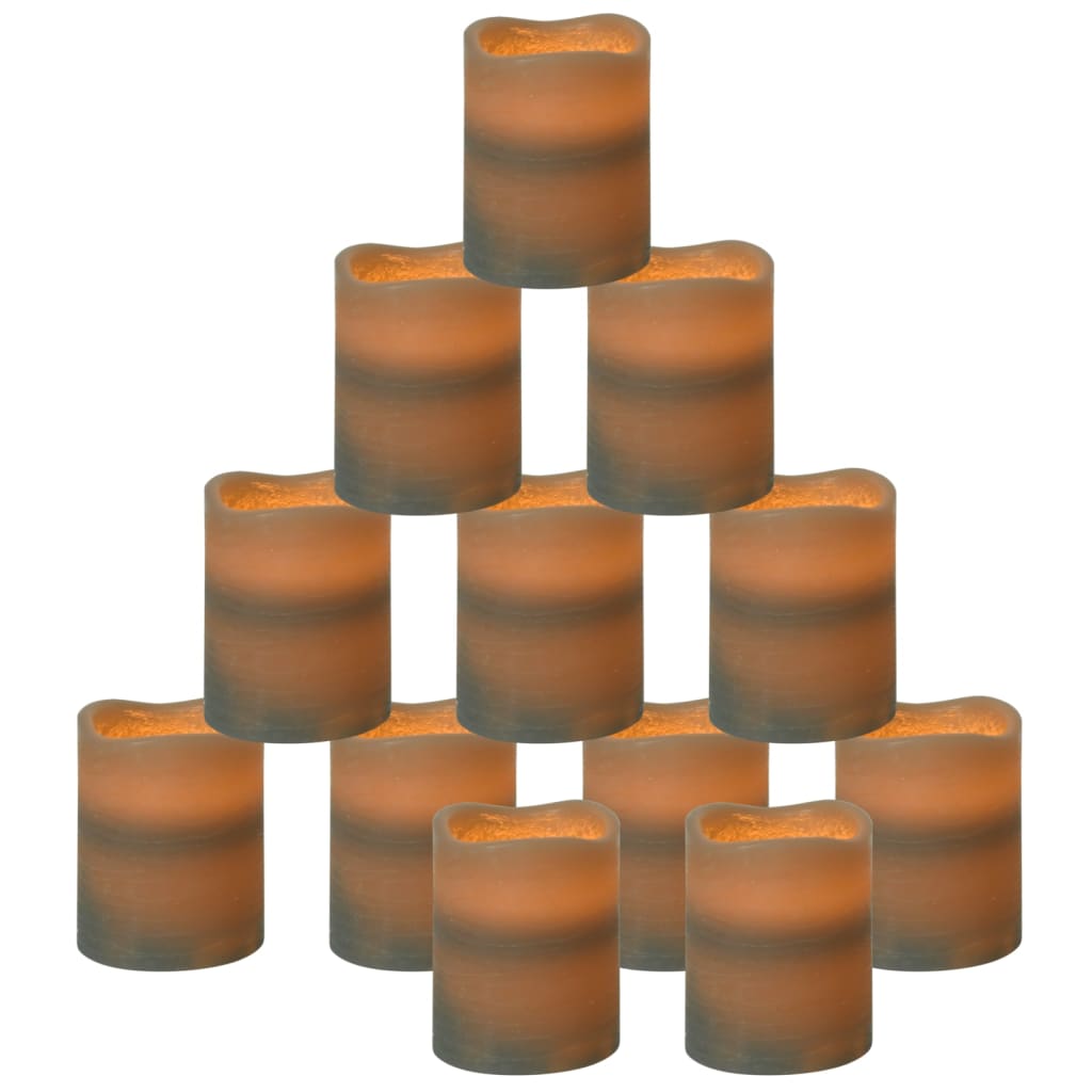 Candele Senza Fiamma a LED 24 pz Bianco Caldo con Telecomando - immagine 3