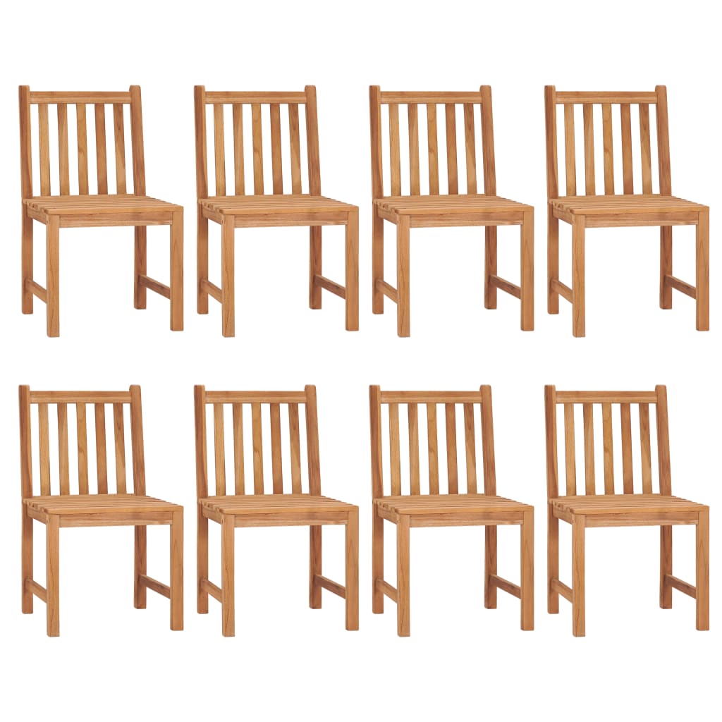 Set da pranzo da giardino 9 pz 200x100 cm in legno massello di teak - immagine 3