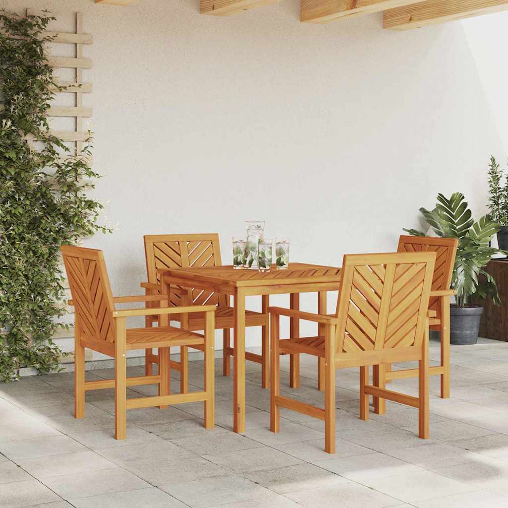 Set da Pranzo per Giardino 6 pcs Marrone - immagine 4