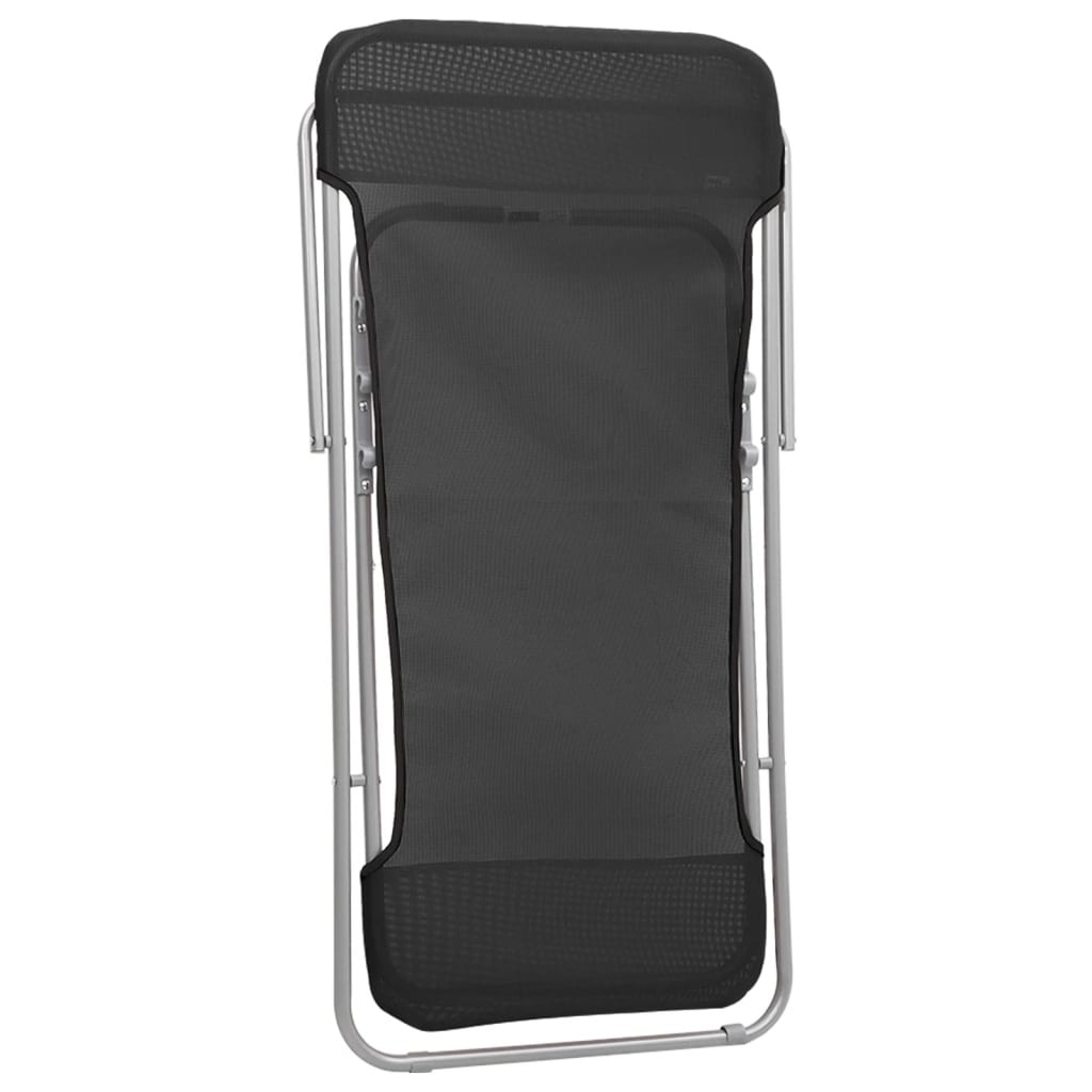 Sedie Pieghevoli 2 pz Blu in Textilene e Acciaio Verniciato - immagine 7