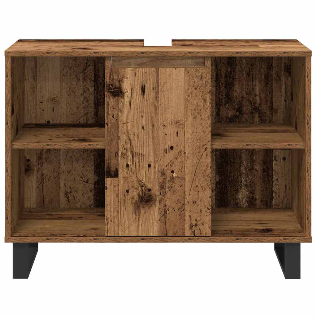 Set di mobili per il bagno 3 pcs Marrone Legno multistrato - immagine 7