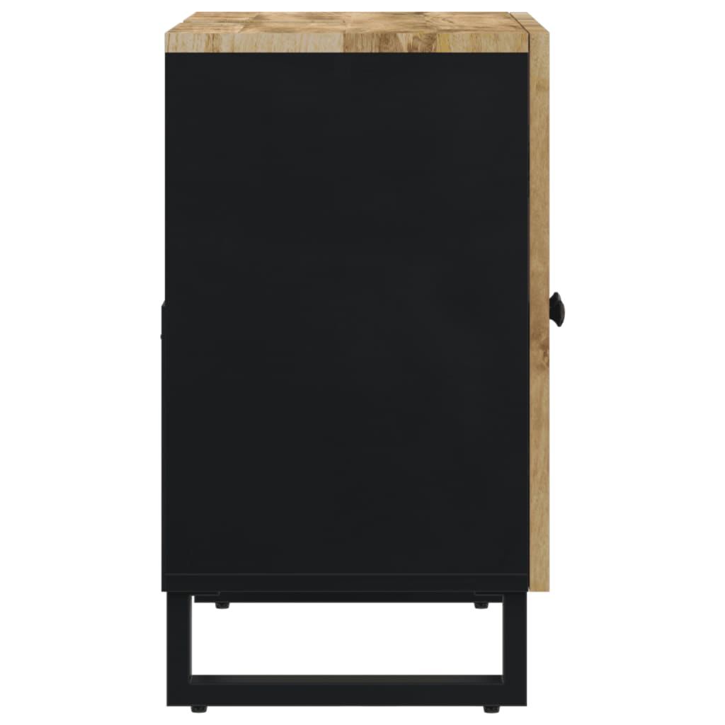 Mobile Lavabo 62x33x58cm Legno Massello Mango Legno Multistrato - immagine 4