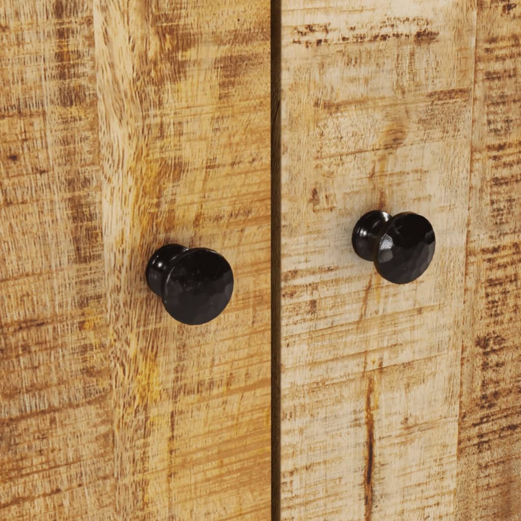 Mobile Lavabo 62x33x58cm Legno Massello Mango Legno Multistrato - immagine 8