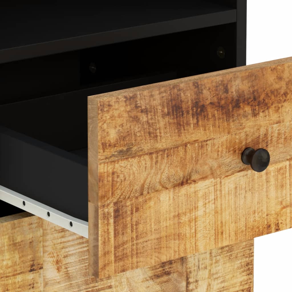 Mobile da Bagno 38x33x160 cm in Legno Massello di Mango - immagine 7