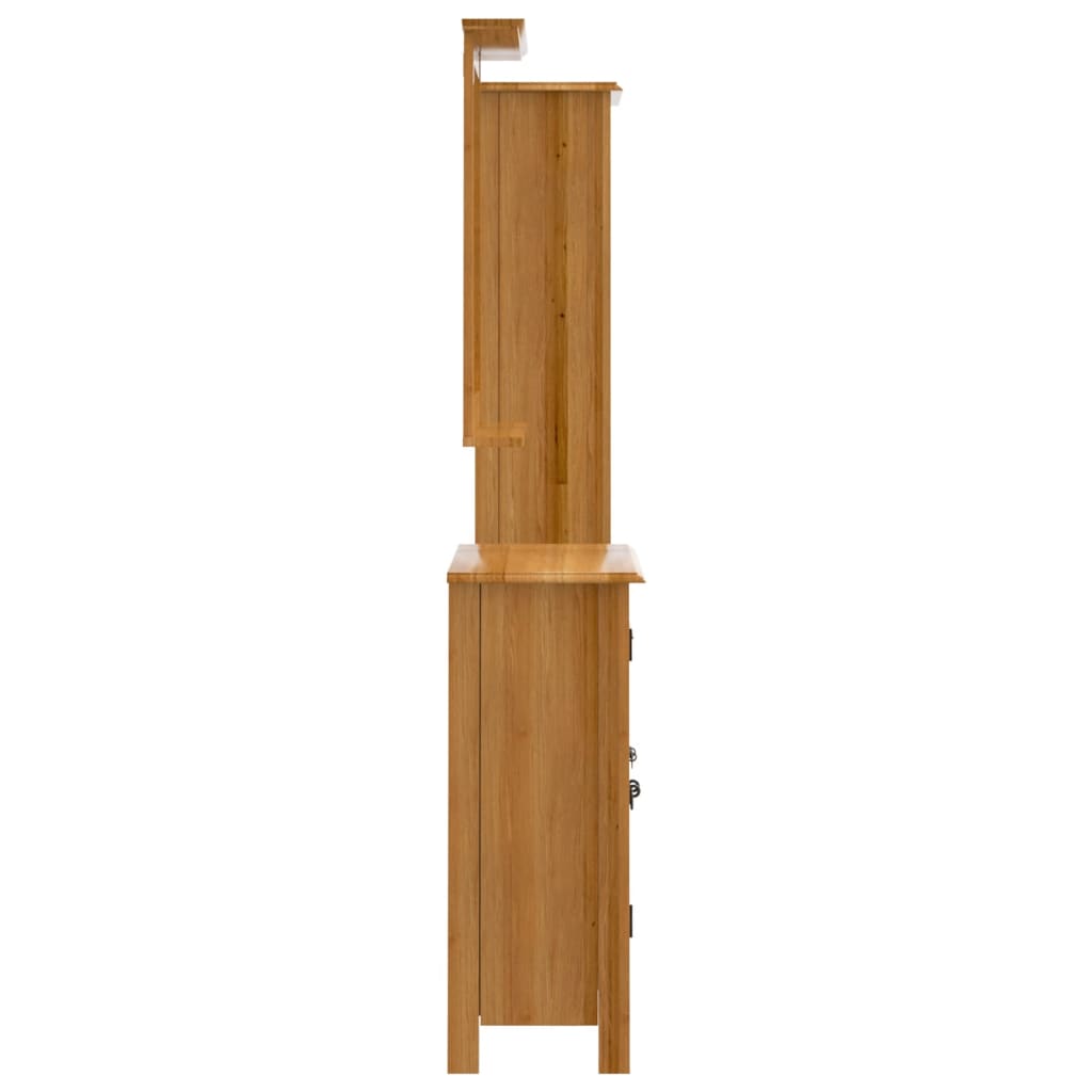 Set Mobili da Bagno 4 pz in Legno Massello di Pino - immagine 5