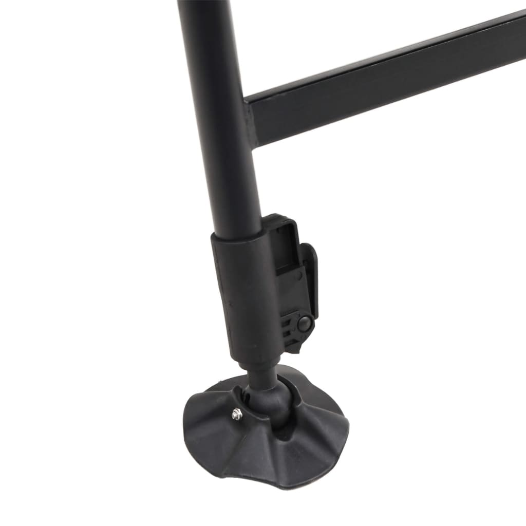 Lettino da Pesca Gambe Anti Fango Regolabili Pieghevole Verde - immagine 8