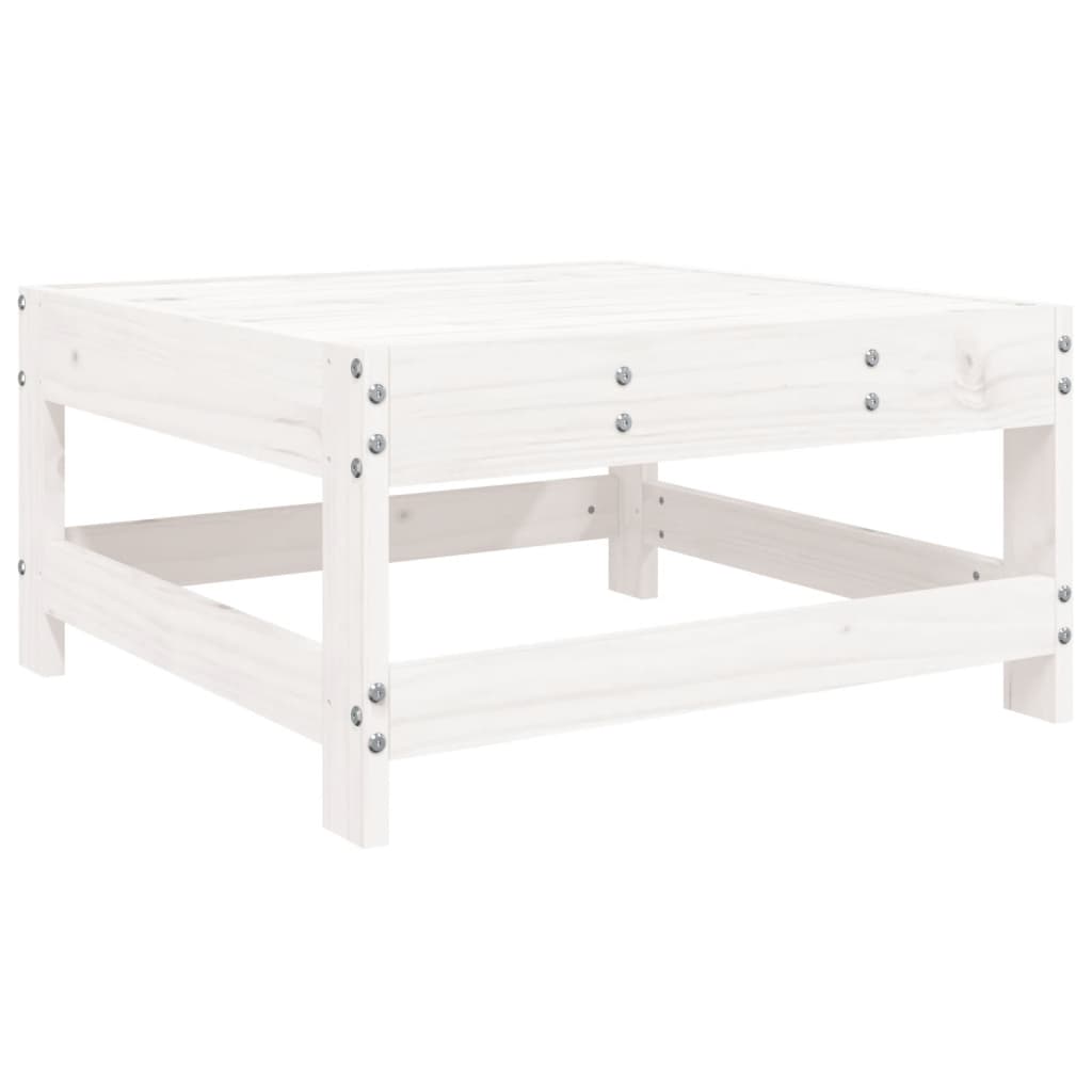 Set Divani da Giardino 8 pz in Legno Massello di Pino Bianco - immagine 5
