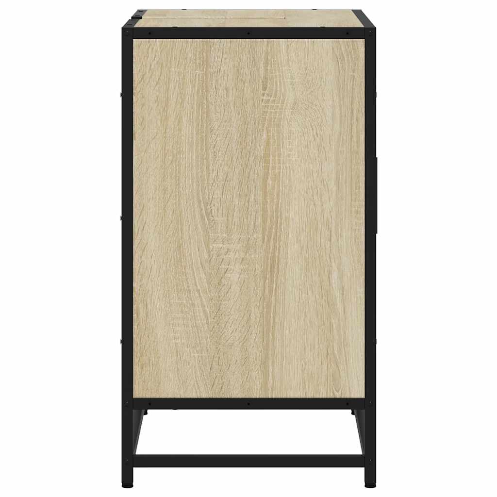 Mobile Lavabo Bagno Rovere Marrone 65x33x60cm Legno Multistrato - immagine 6