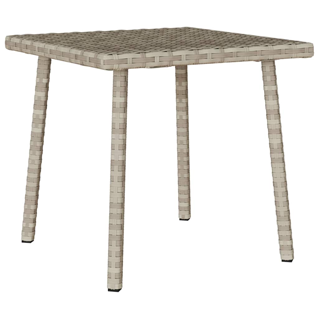 Tavolino da Giardino Rettangolare Grigio Chiaro 40x40x37 cm - immagine 5
