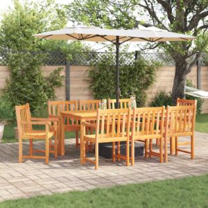 Set da Pranzo per Giardino 7 pcs Marrone