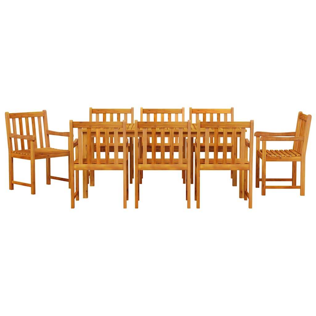 Set da Pranzo per Giardino 7 pcs Marrone - immagine 7