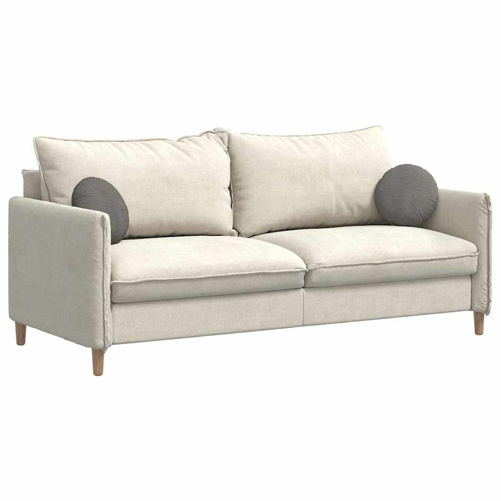 Cuscini per Seduta 2 pcs Grigio chiaro Ø 30 x 13 cm - immagine 3