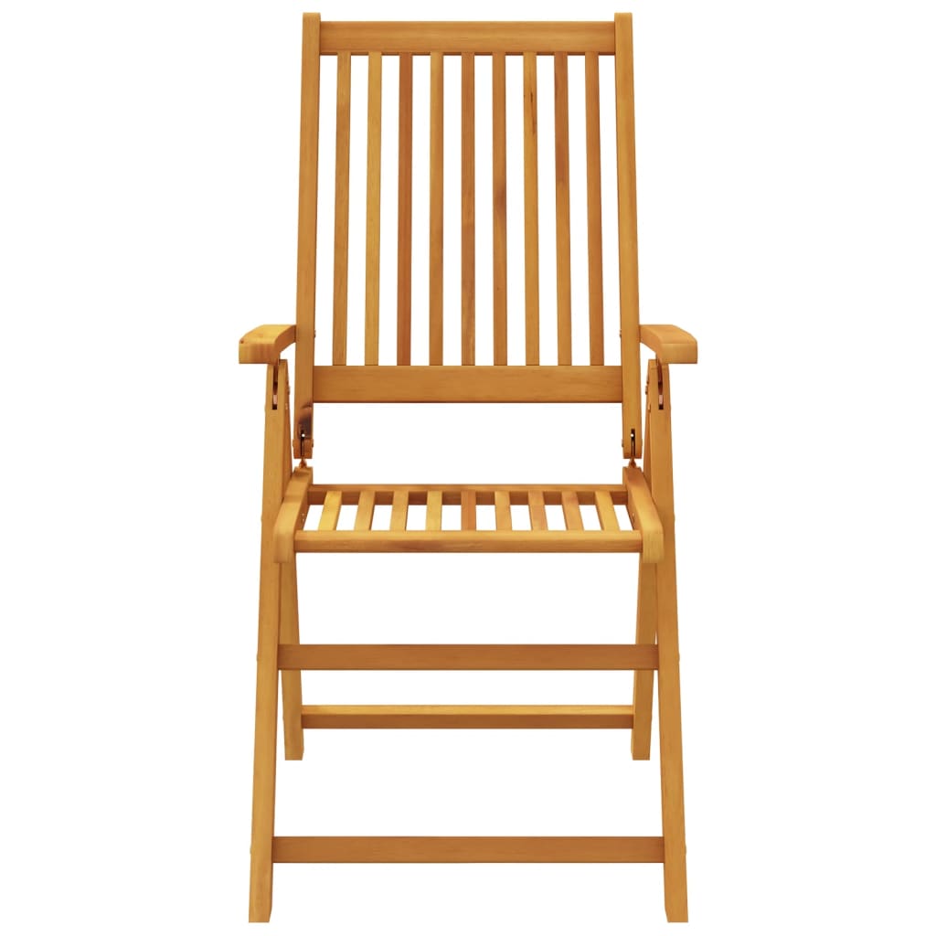 Set da Pranzo per Giardino 5 pz 85x85x74 cm in Legno Massello di Acacia - immagine 5