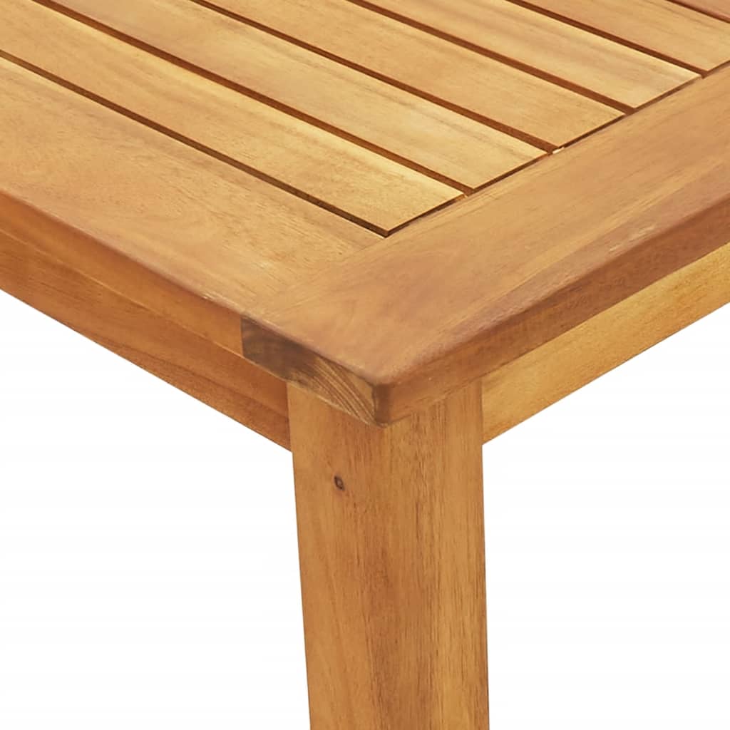 Set da Pranzo per Giardino 5 pz 85x85x74 cm in Legno Massello di Acacia - immagine 6
