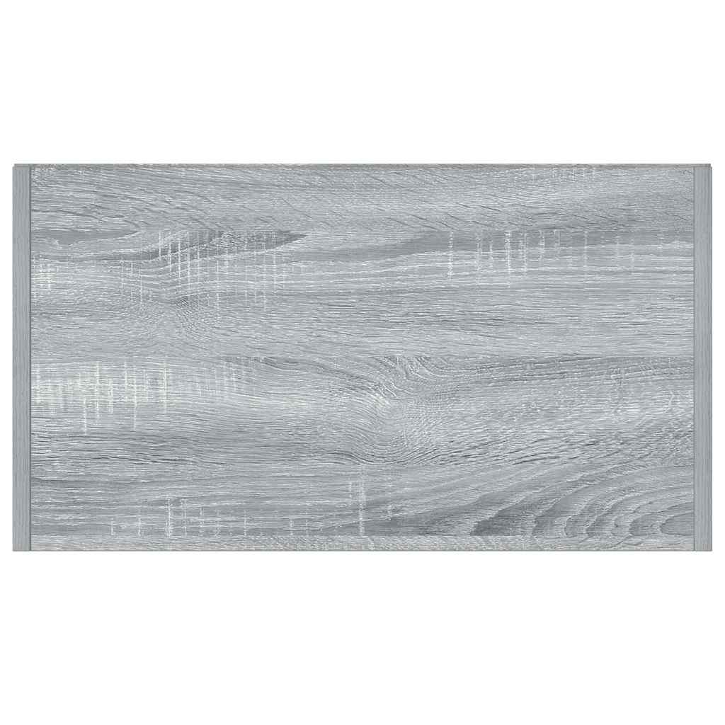 Armadietto Bagno Grigio Sonoma 60x33x80 cm in Legno tecnico - immagine 7