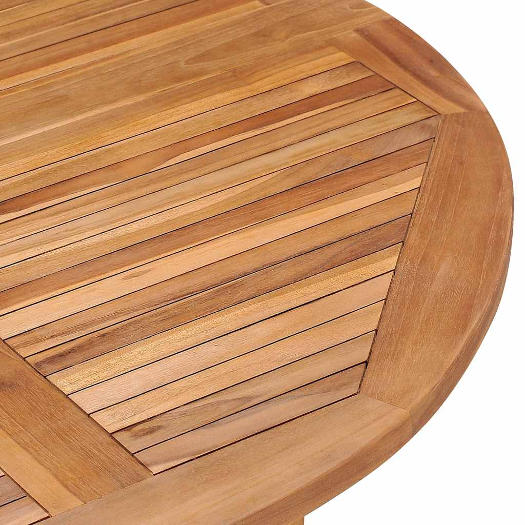 Set da Pranzo Pieghevole per Esterni 5pz Legno Massello di Teak - immagine 6
