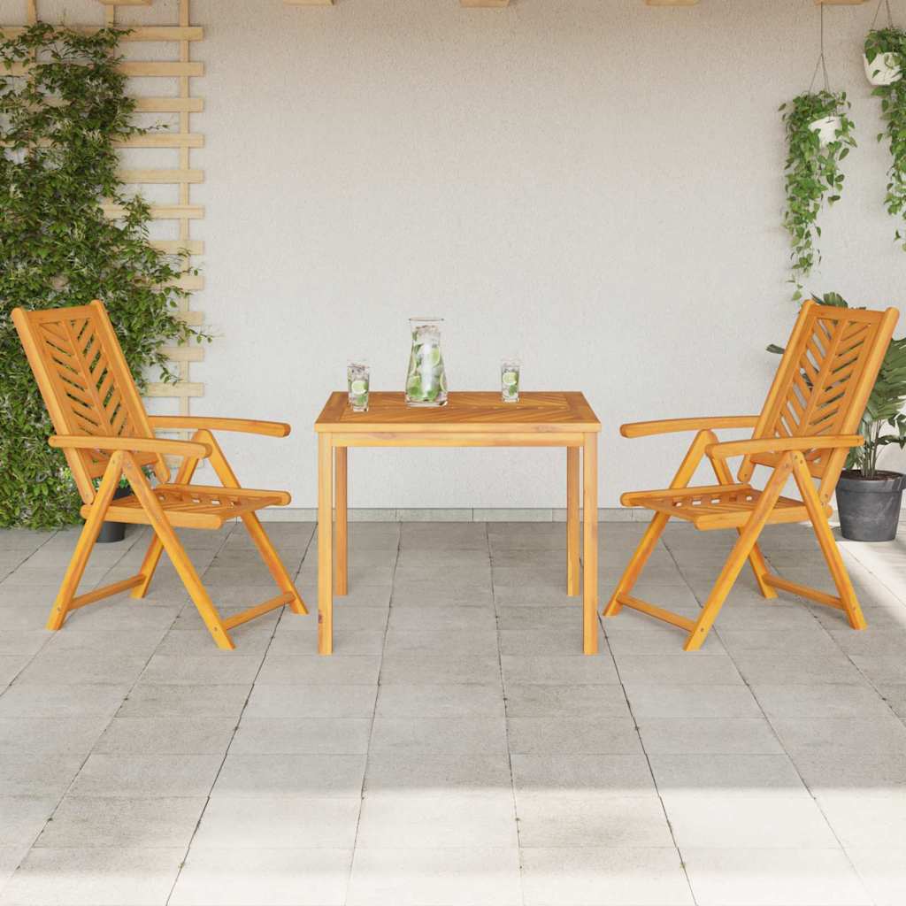 Set da Pranzo per Giardino 3 pcs Marrone - immagine 4